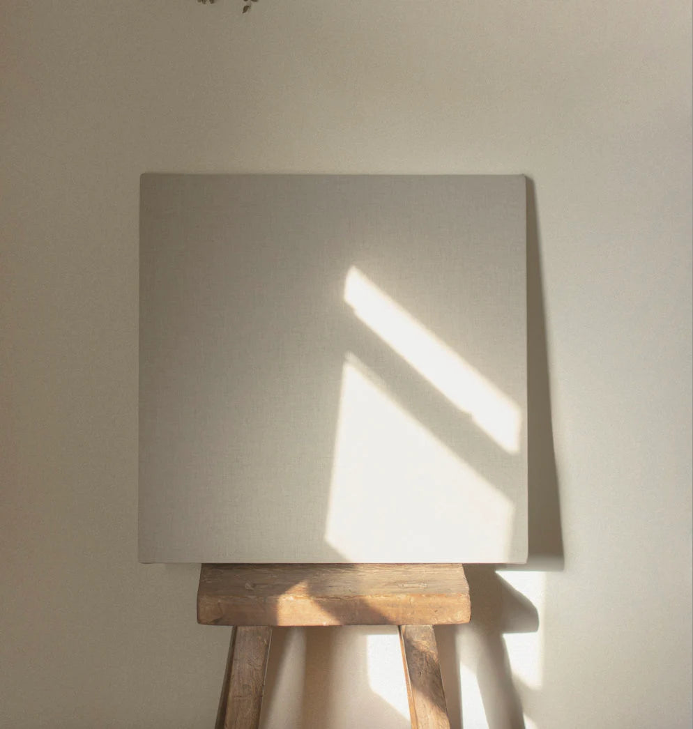 Frameless Natural Linen Pinboard