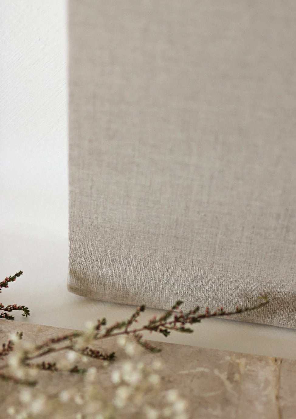 Frameless Natural Linen Pinboard