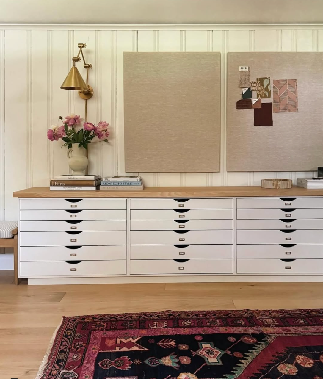 36x40 custom linen pinboard w/trade discount