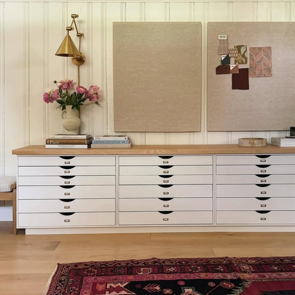 (2) 30"W x 60"H linen pinboards